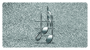 DSC700 382 SL Music Notes Silver